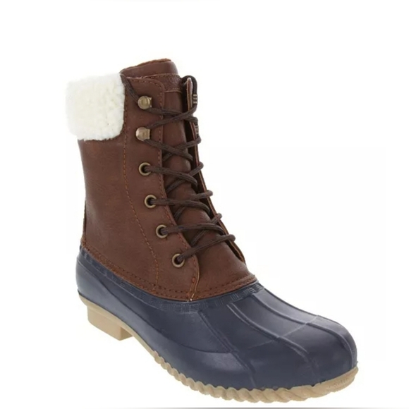 London Fog Windchill Winter Duck Boots Size 9 - Picture 1 of 10